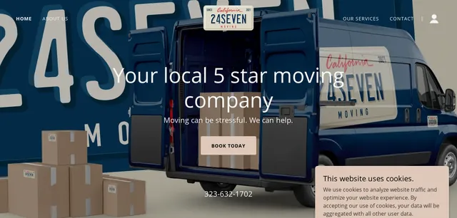 24 Seven Moving Logo