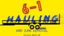 6-1 Hauling and Junk Removal Logo