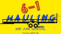 6-1 Hauling and Junk Removal Logo