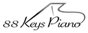 88 Keys Piano Logo