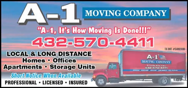 A-1 Moving Company Logo