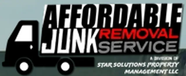 Affordable Junk Removal Service Logo