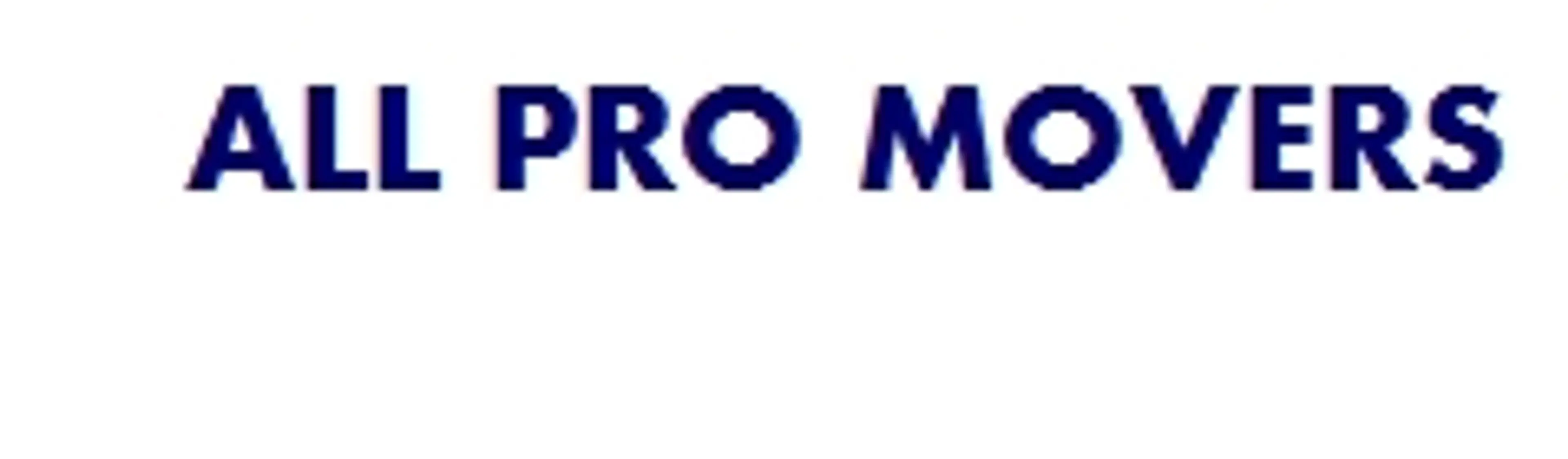 All Pro Movers logo