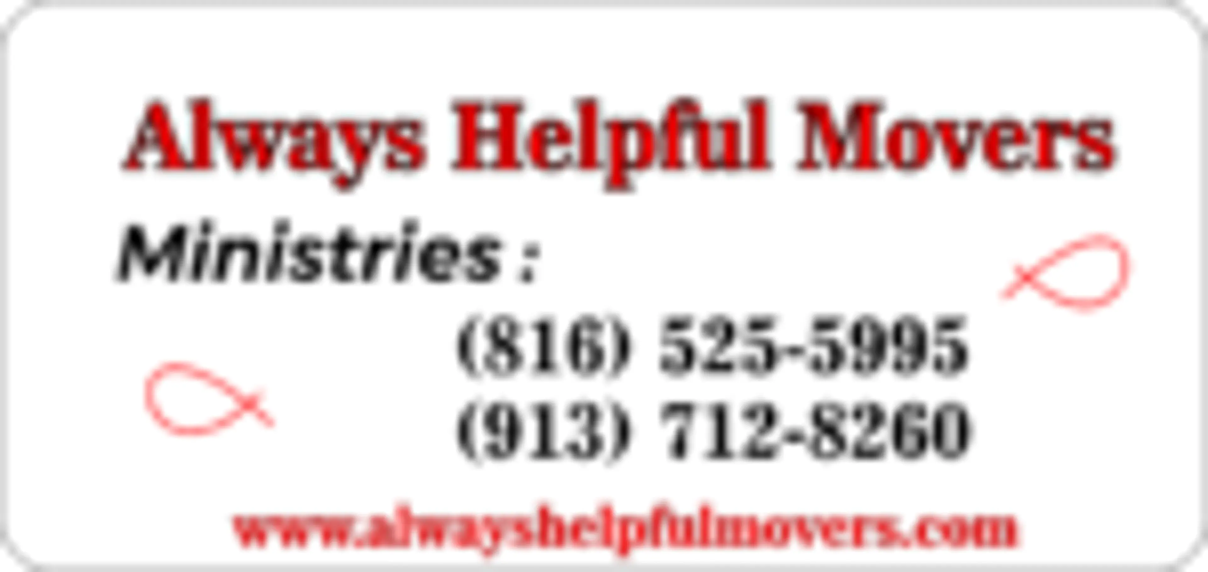 Always Helpful Movers logo