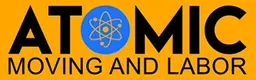 Atomic Moving and Labor Logo