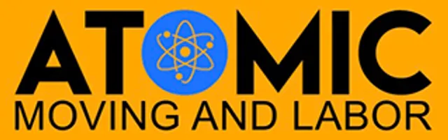 Atomic Moving and Labor Logo