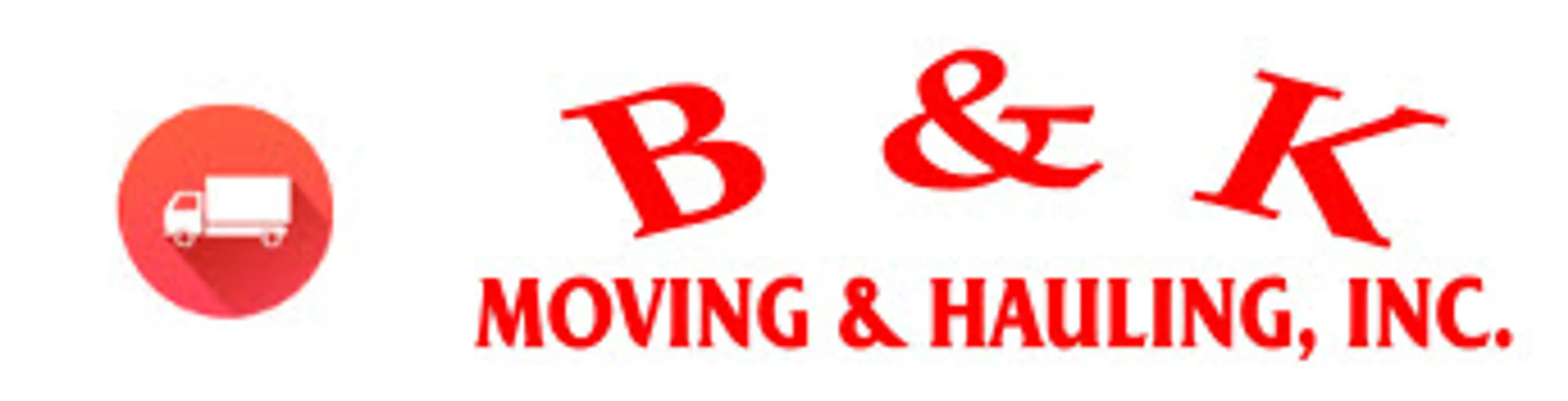 B & K Moving, Inc. logo