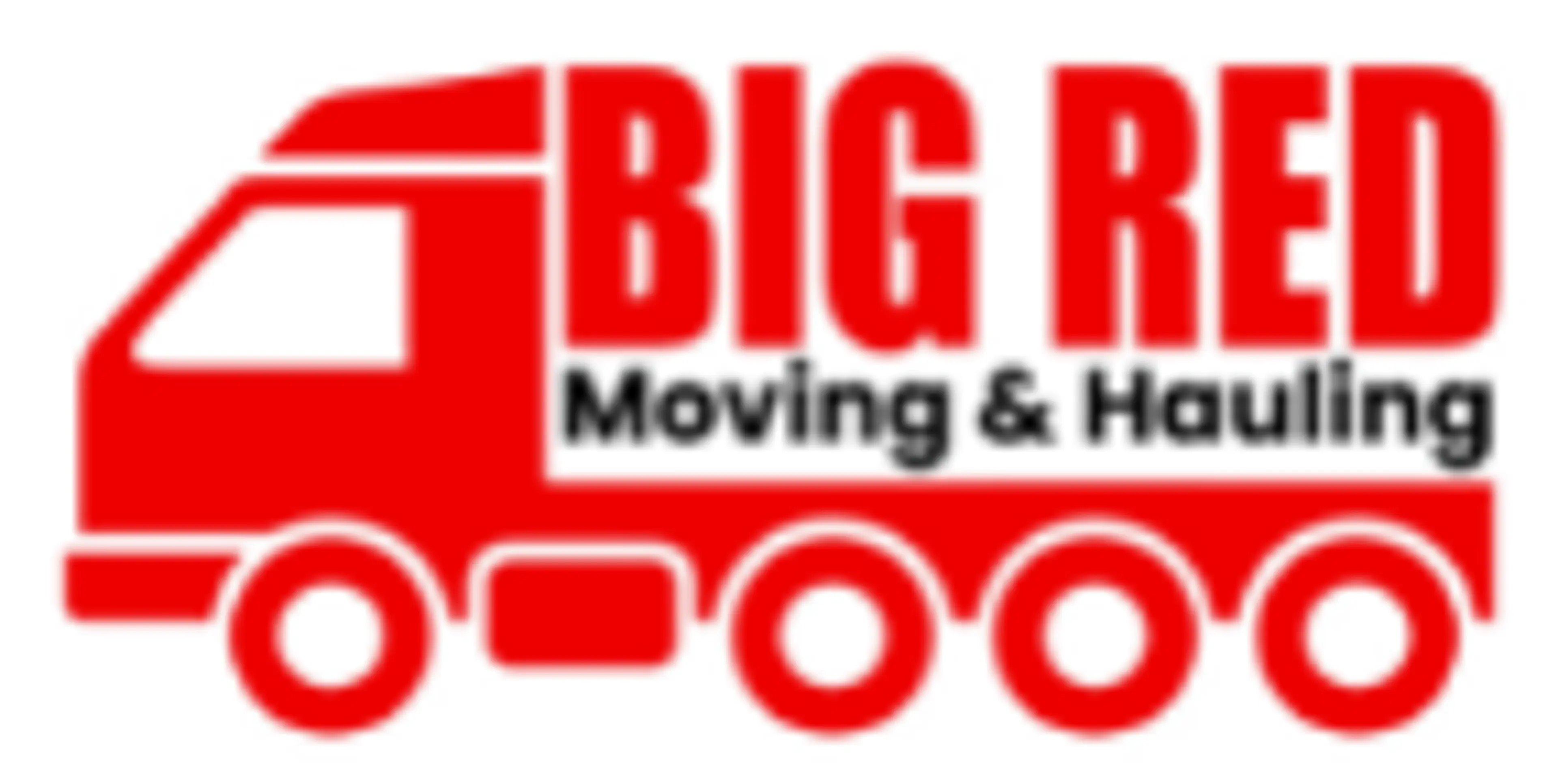 Big Red Moving and Hauling logo