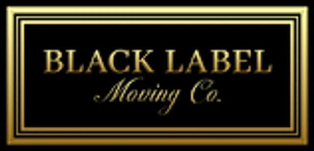 Black label moving co. Logo