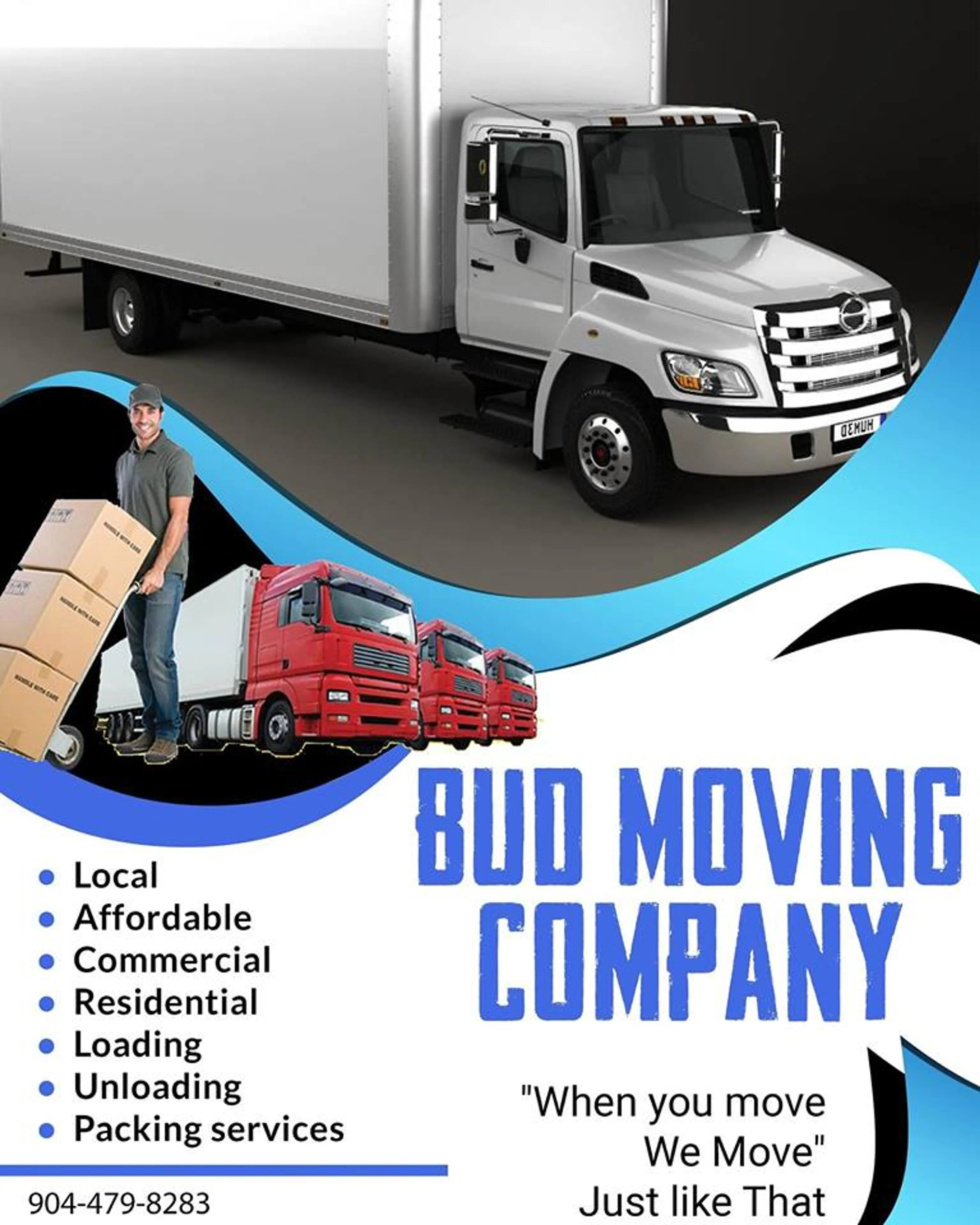 Bud Moving Company logo