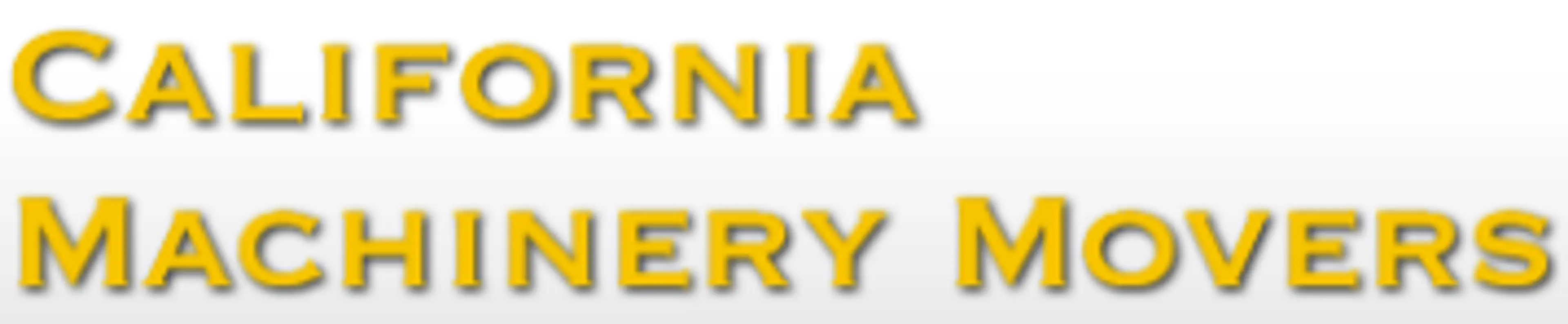 California Machinery Movers logo