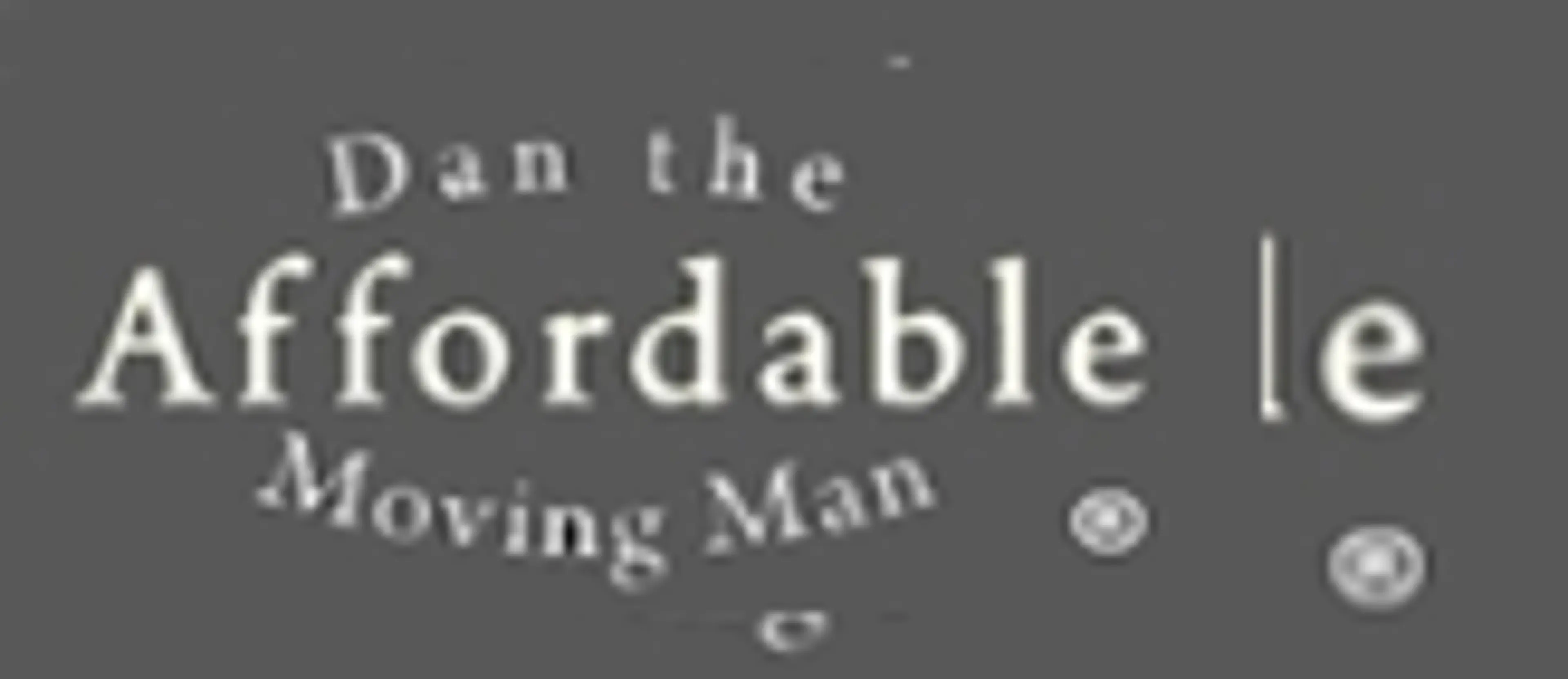 Dan The Affordable Moving Man logo