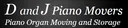 D & J Piano Movers Logo