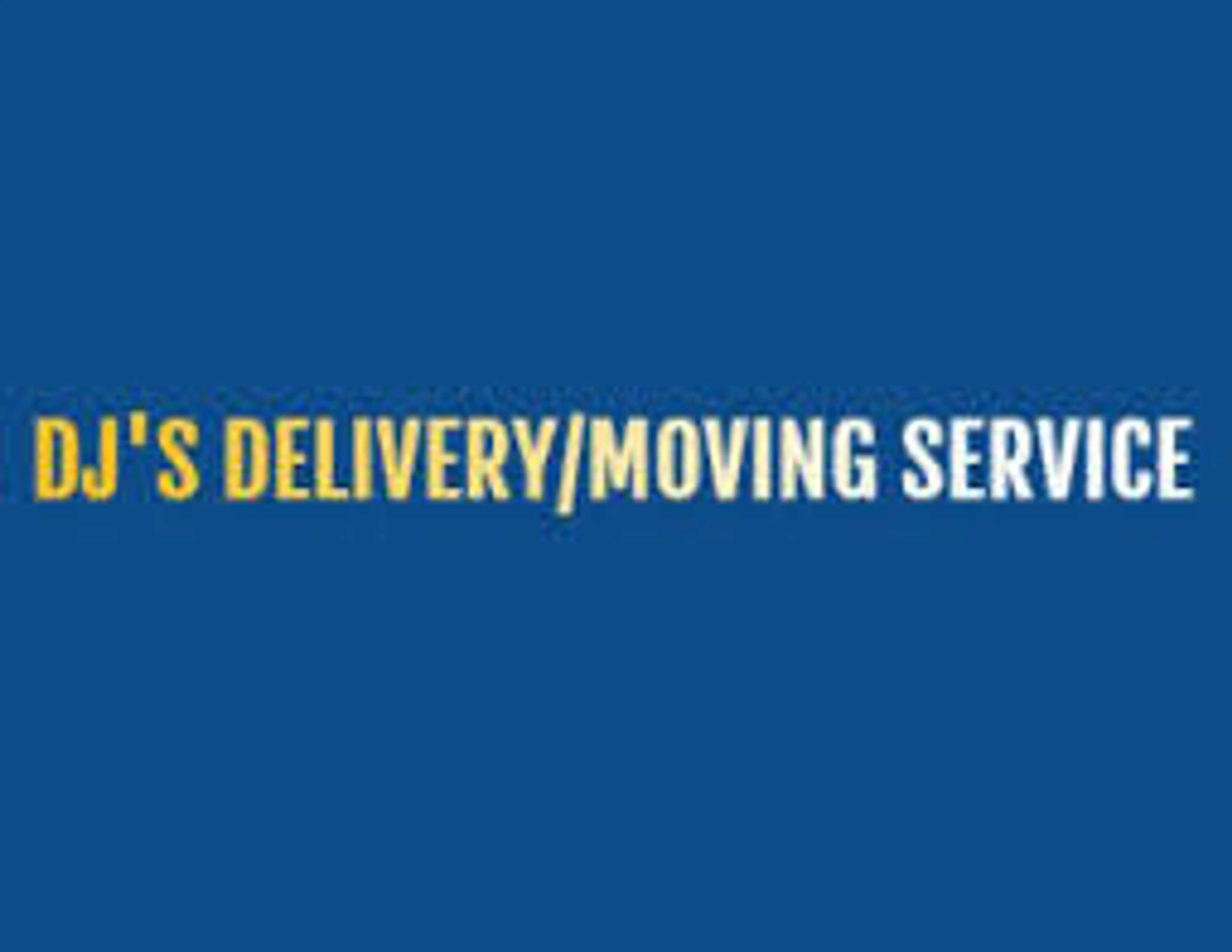 DJ's Delivery and Moving Service logo