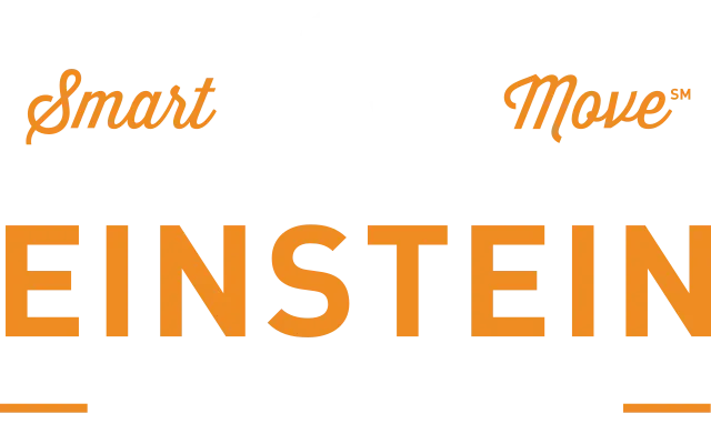 Einstein Moving Company Logo