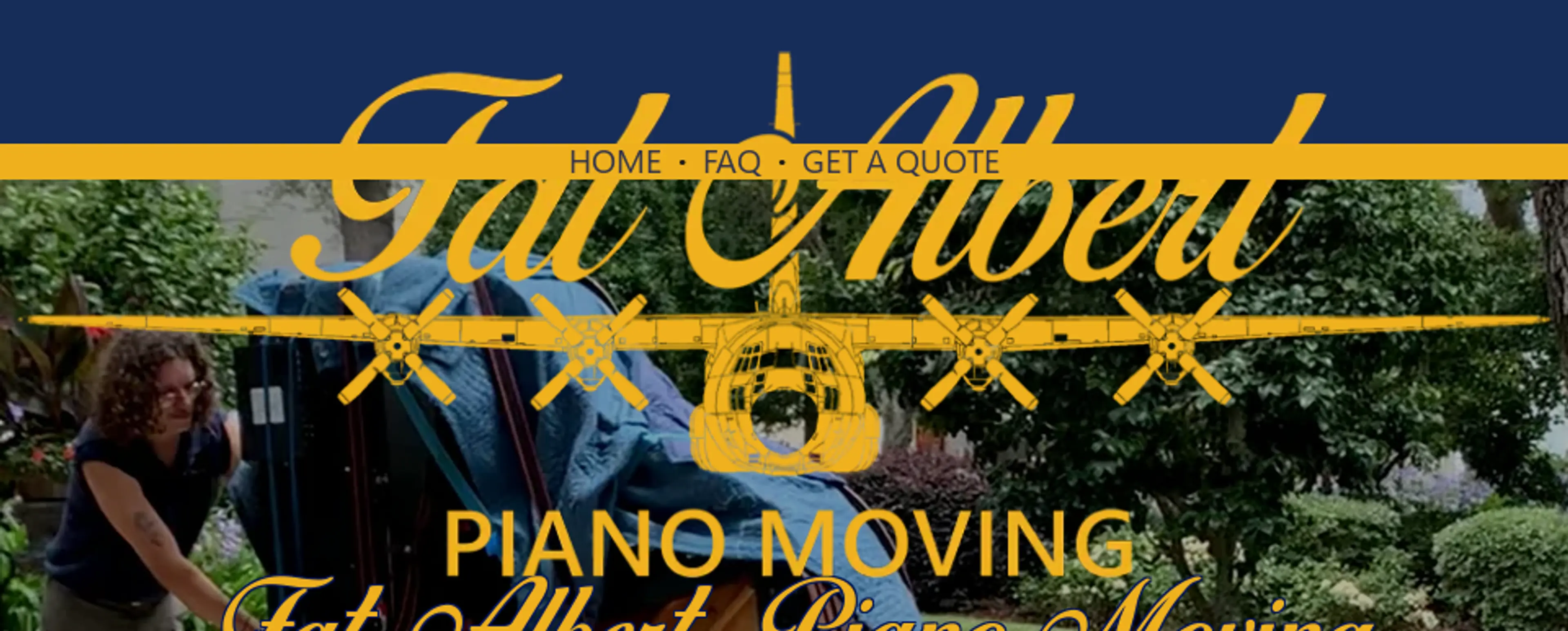 Fat Albert Piano Moving - A Division of Blues Angel Music logo