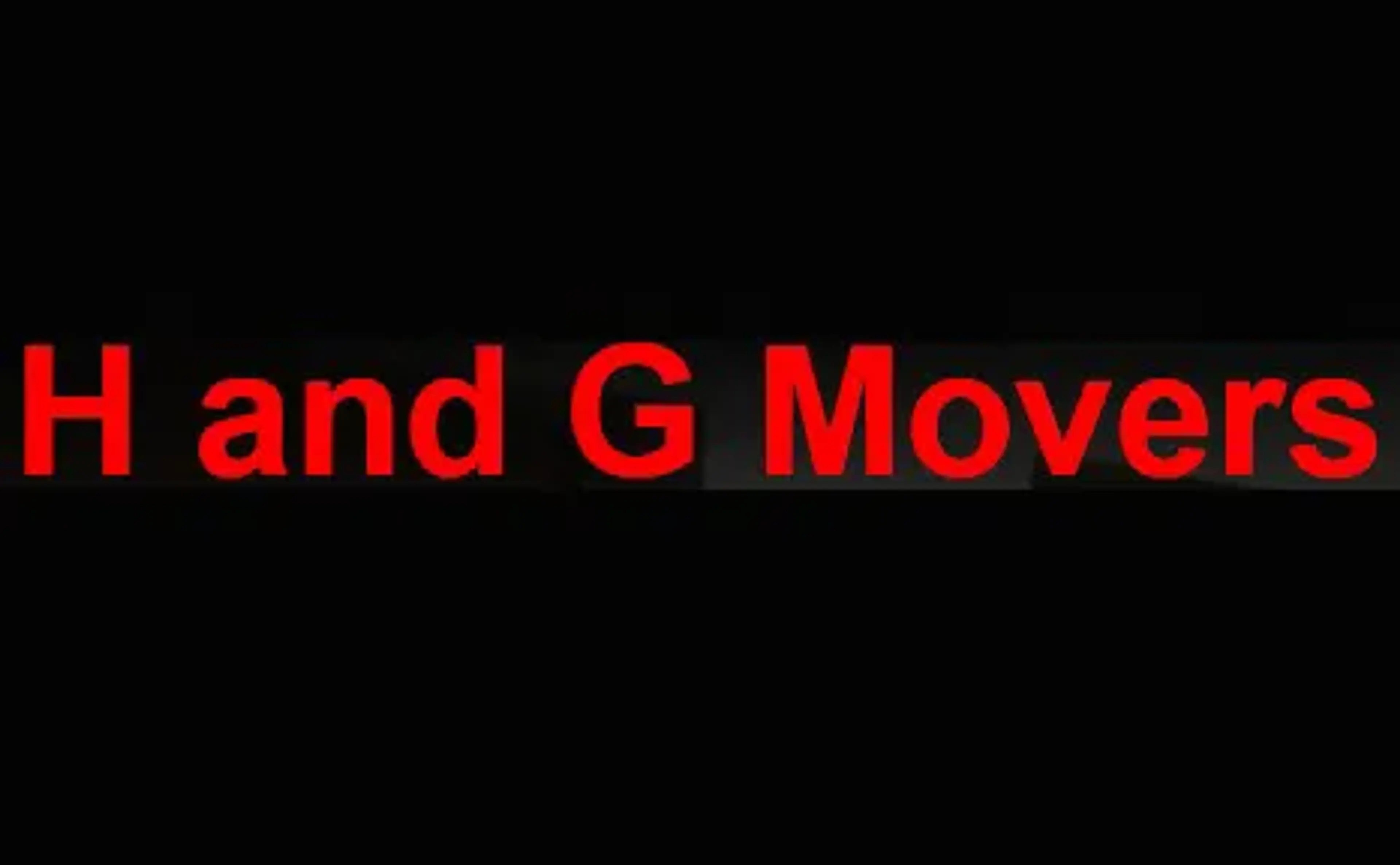 H and G Movers logo