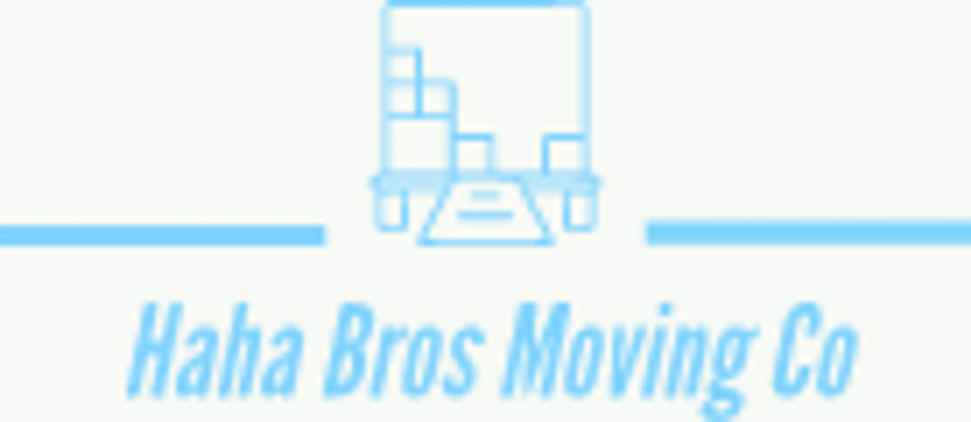 Haha Bros Moving Co logo