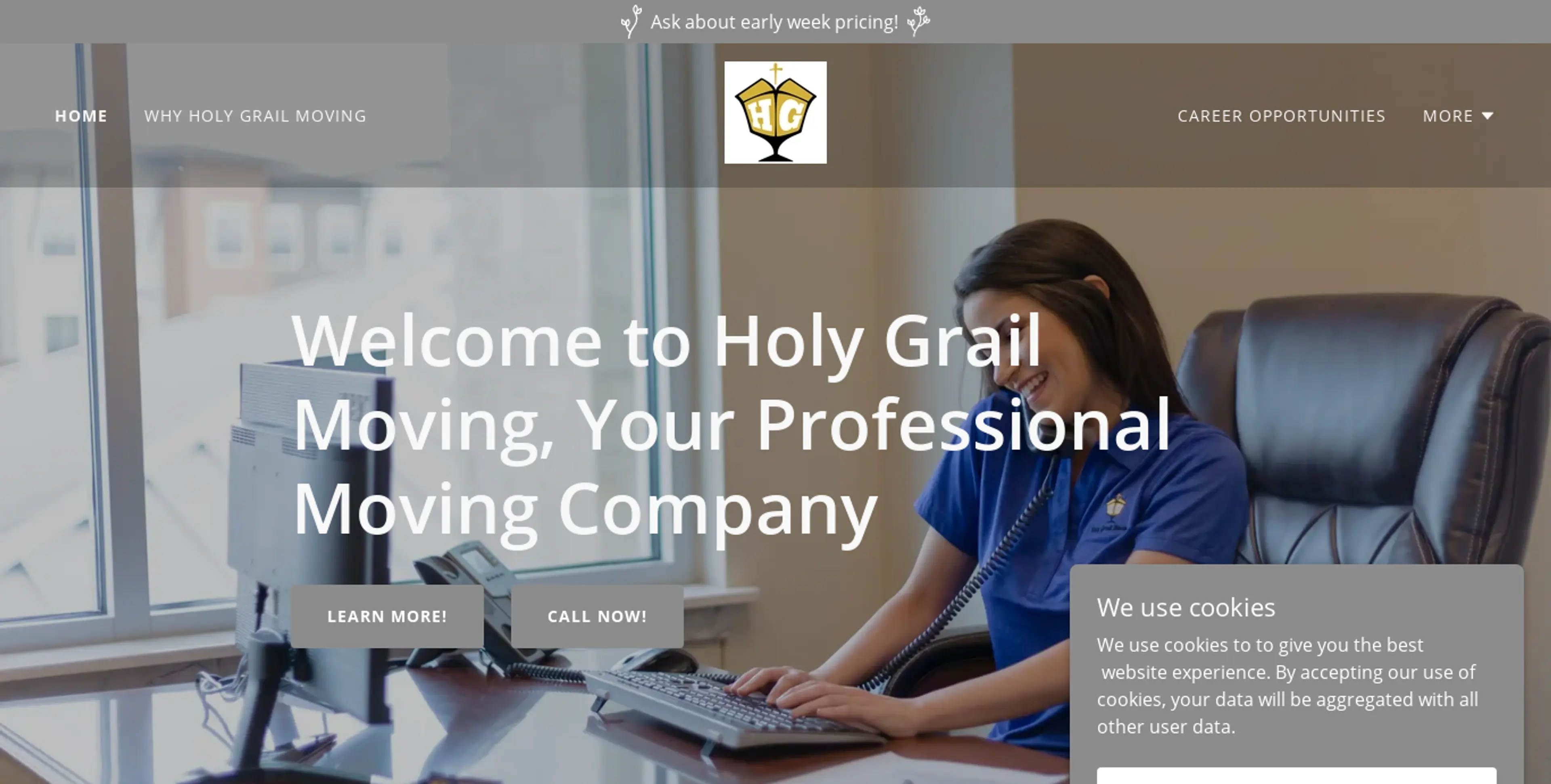 Holy Grail Moving logo