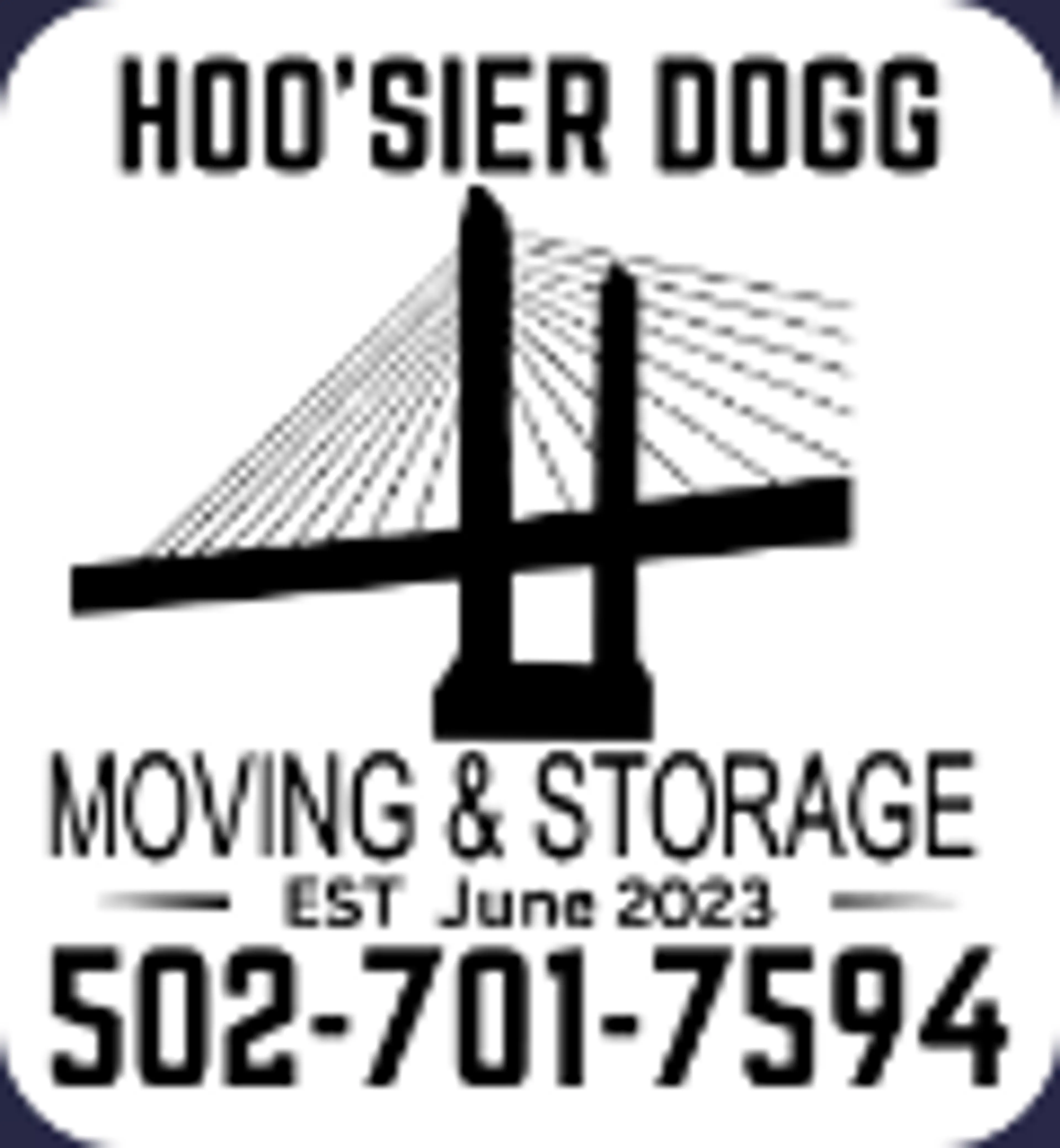 Hoo'sier Dogg Moving, LLC logo