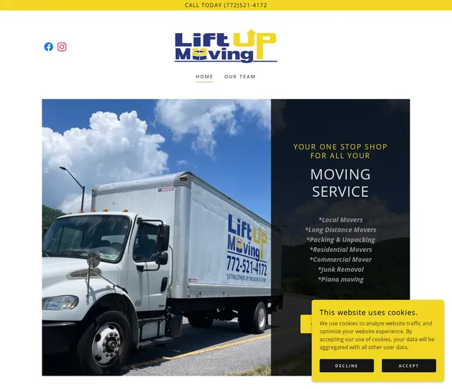 Lift Up Moving Logo