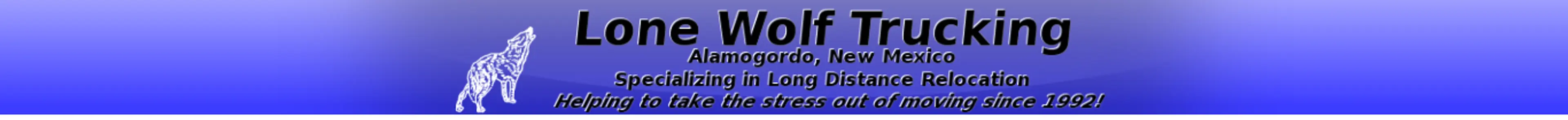 Lone Wolf Trucking logo