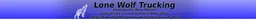 Lone Wolf Trucking Logo