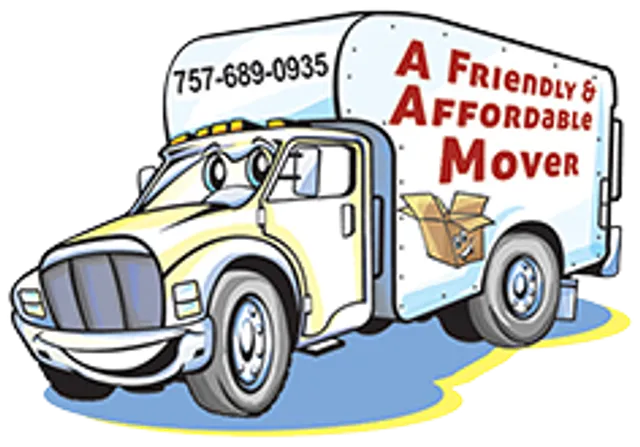 A Friendly & Affordable Mover Logo