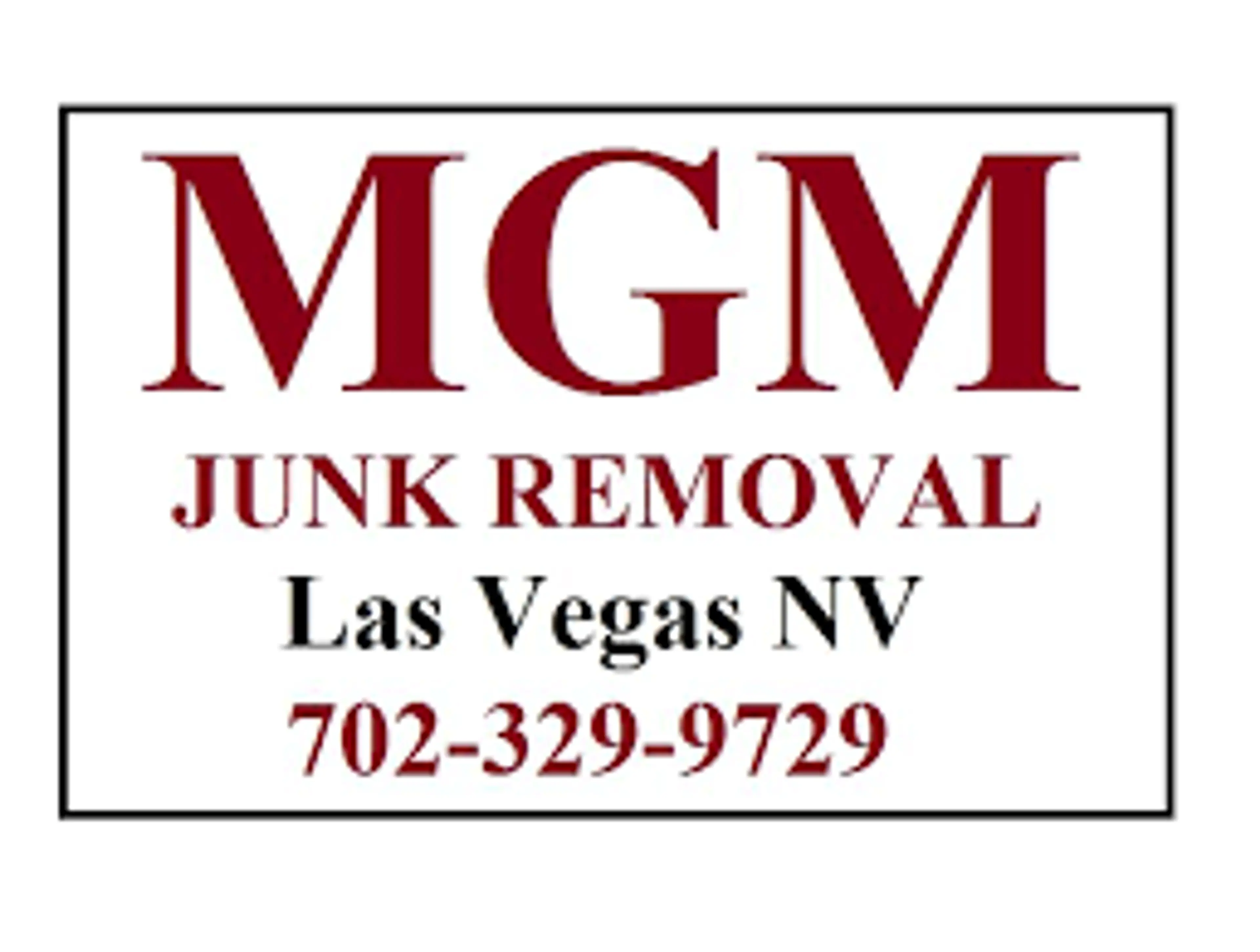 MGM Junk Removal Las Vegas logo