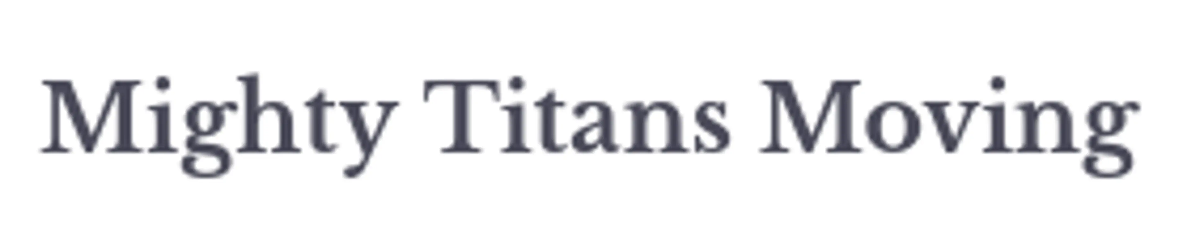 Mighty Titans Moving logo