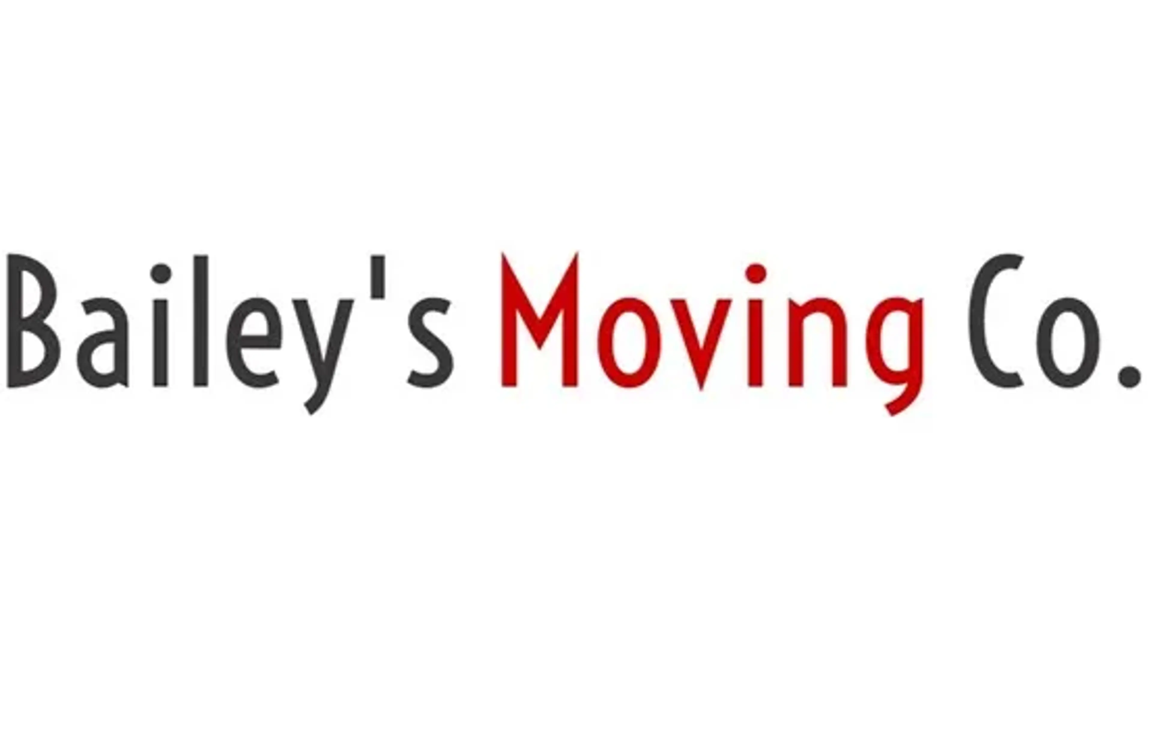 Bailey's Moving Co. logo