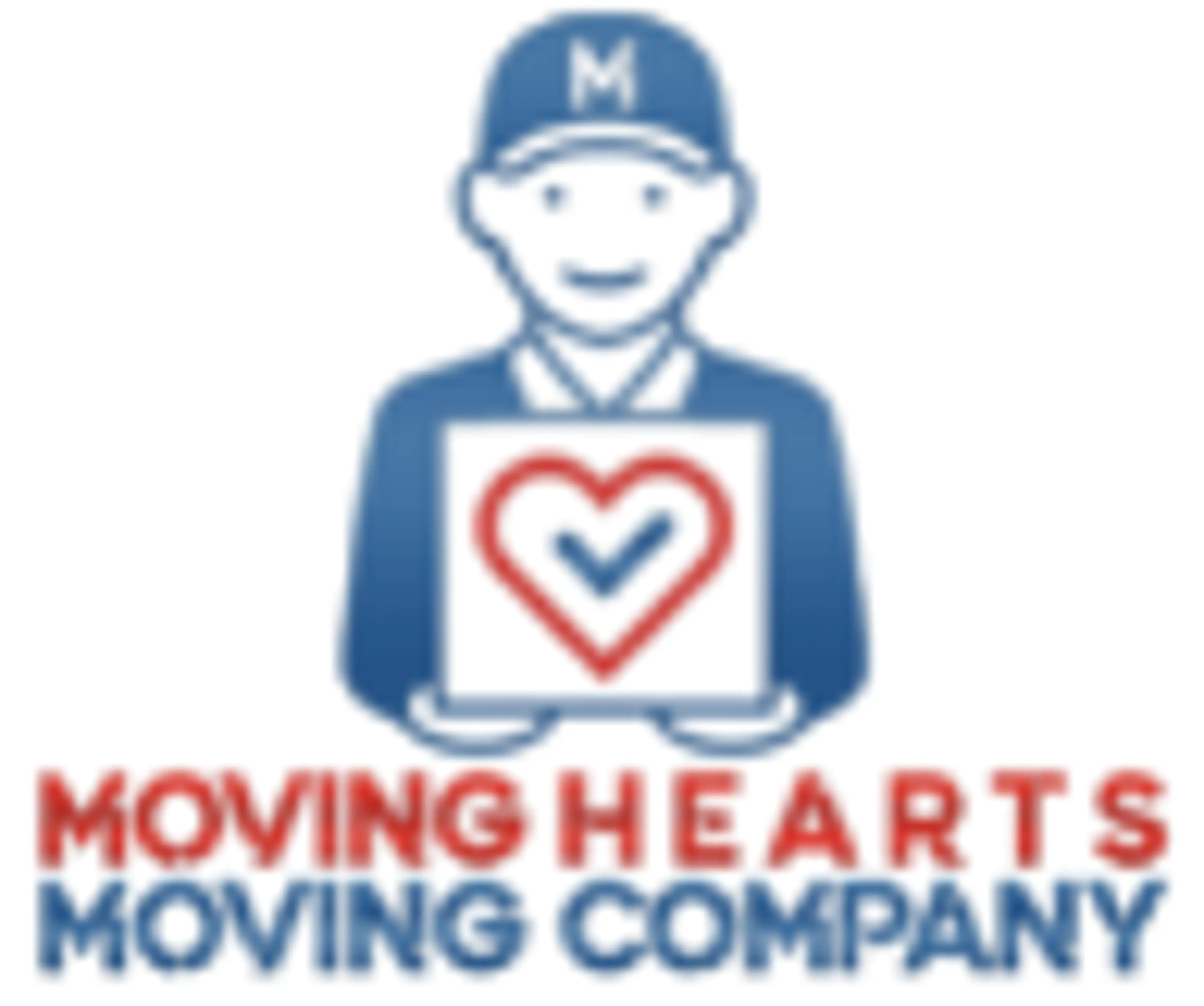 Moving hearts moving company logo