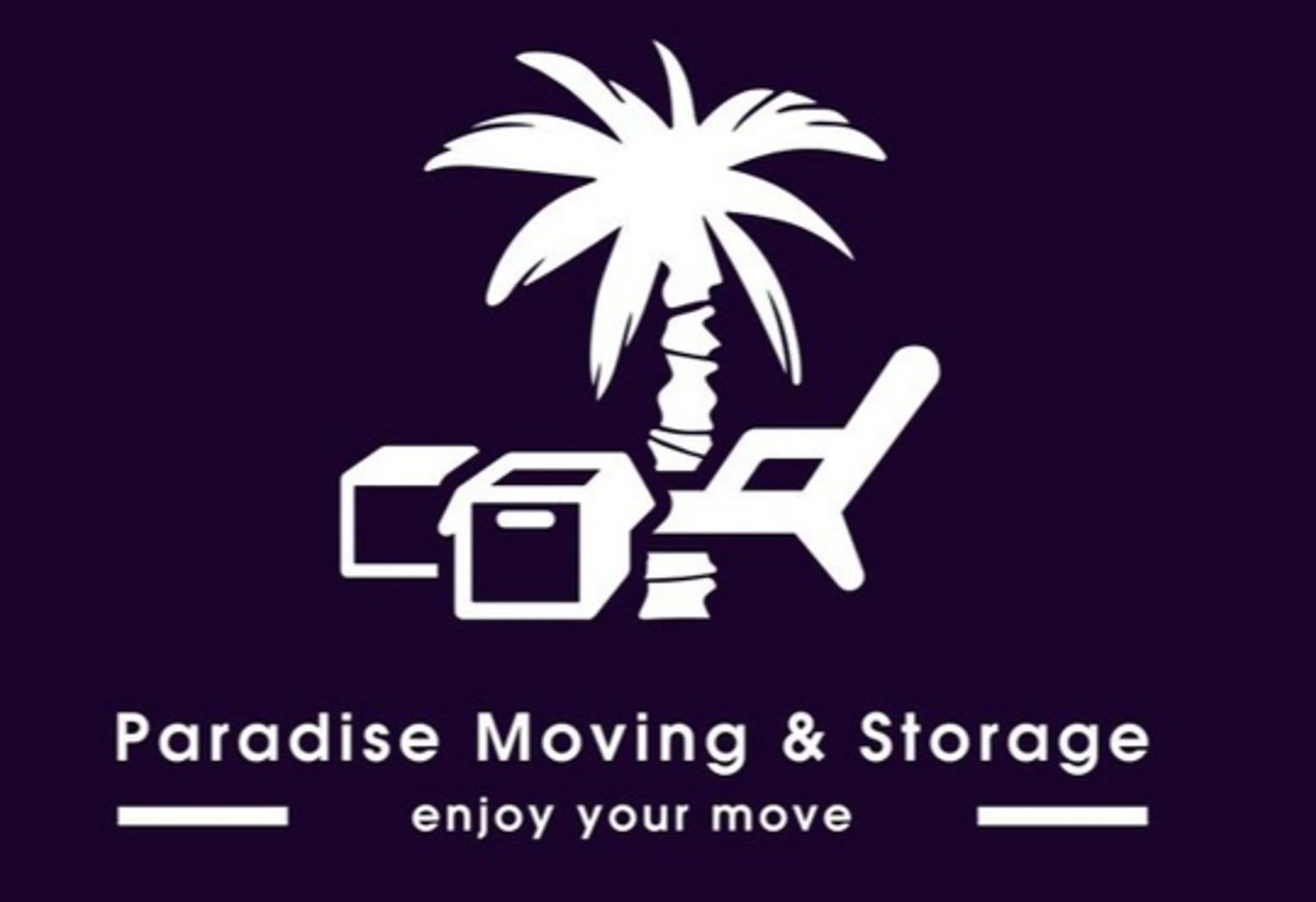 Paradise Moving & Storage. logo