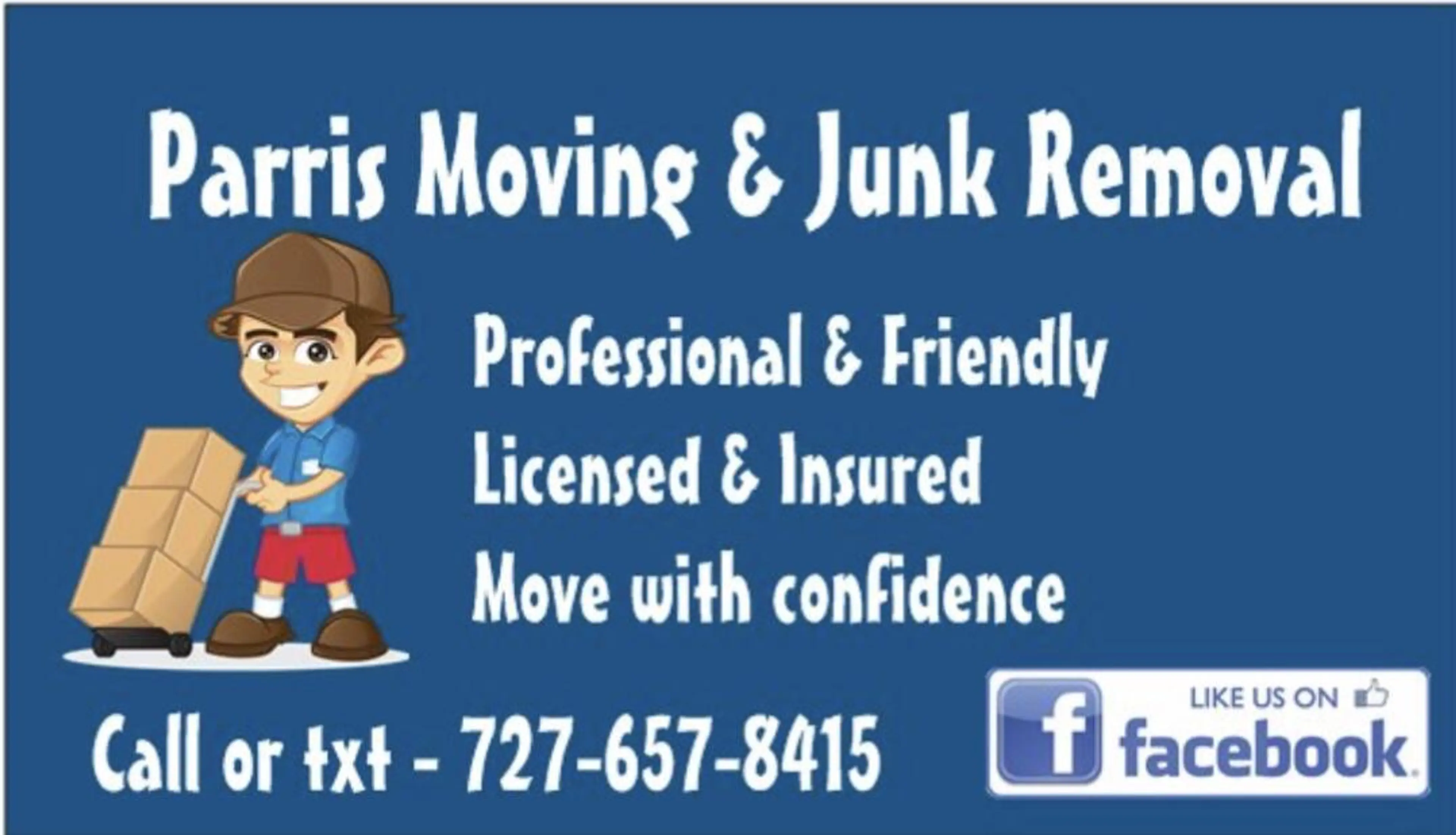 Parris junk removal logo