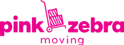 Pink Zebra Moving Logo