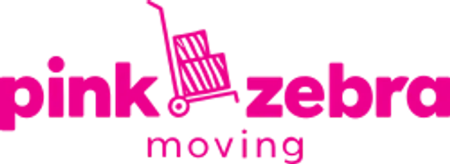 Pink Zebra Moving Logo