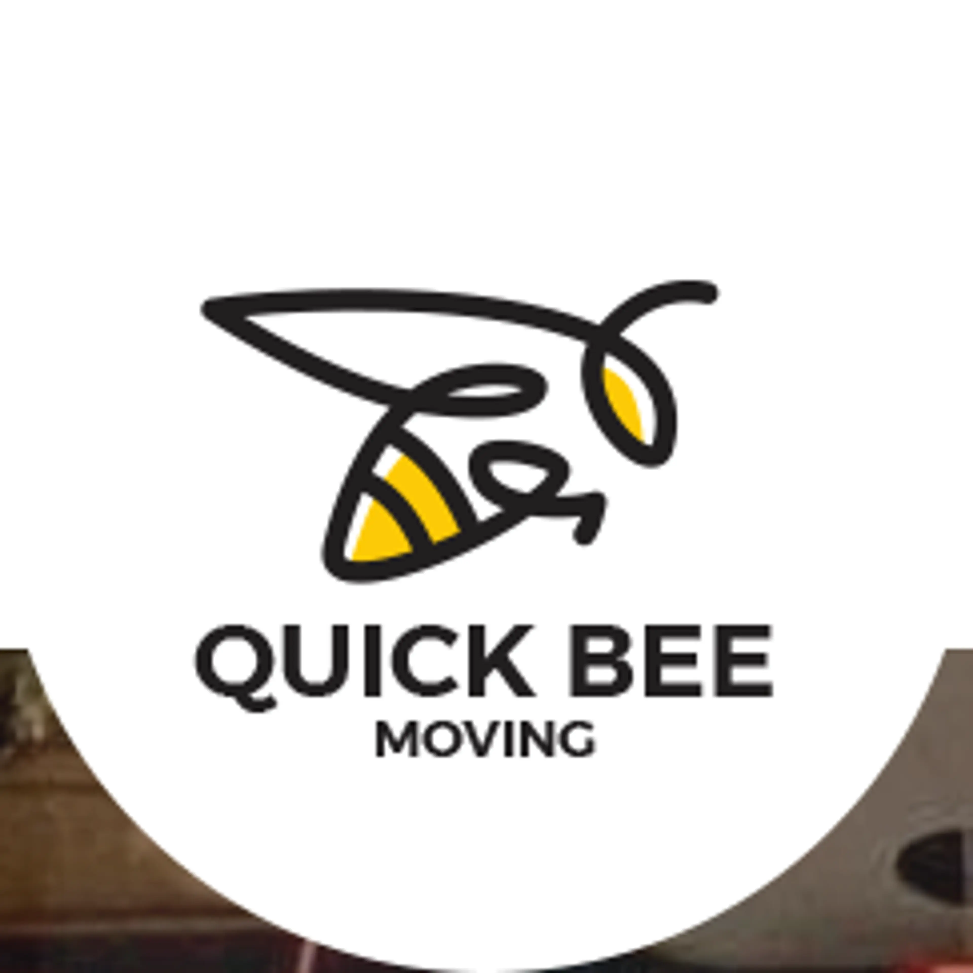 Quick Bee Moving logo