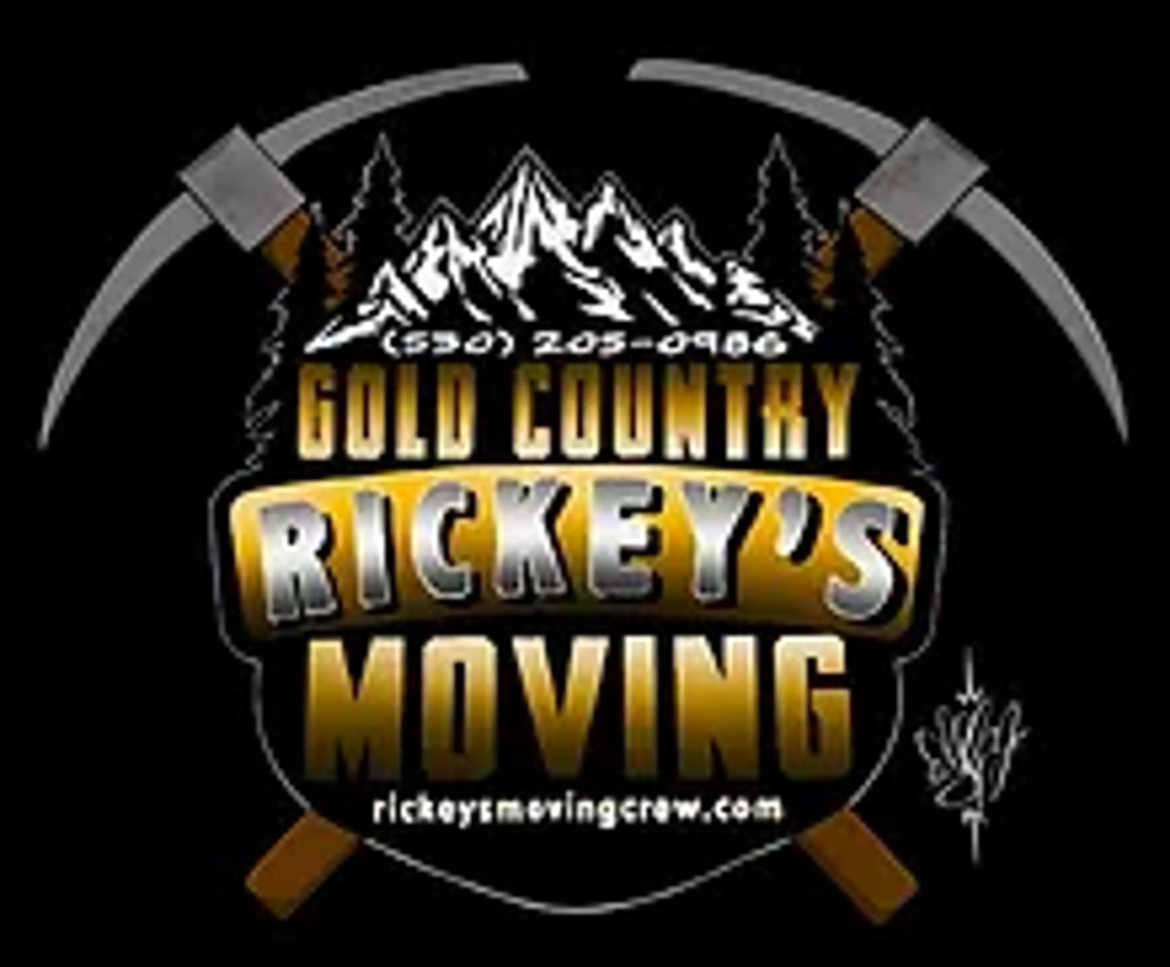 Rickey's Gold Country Moving logo