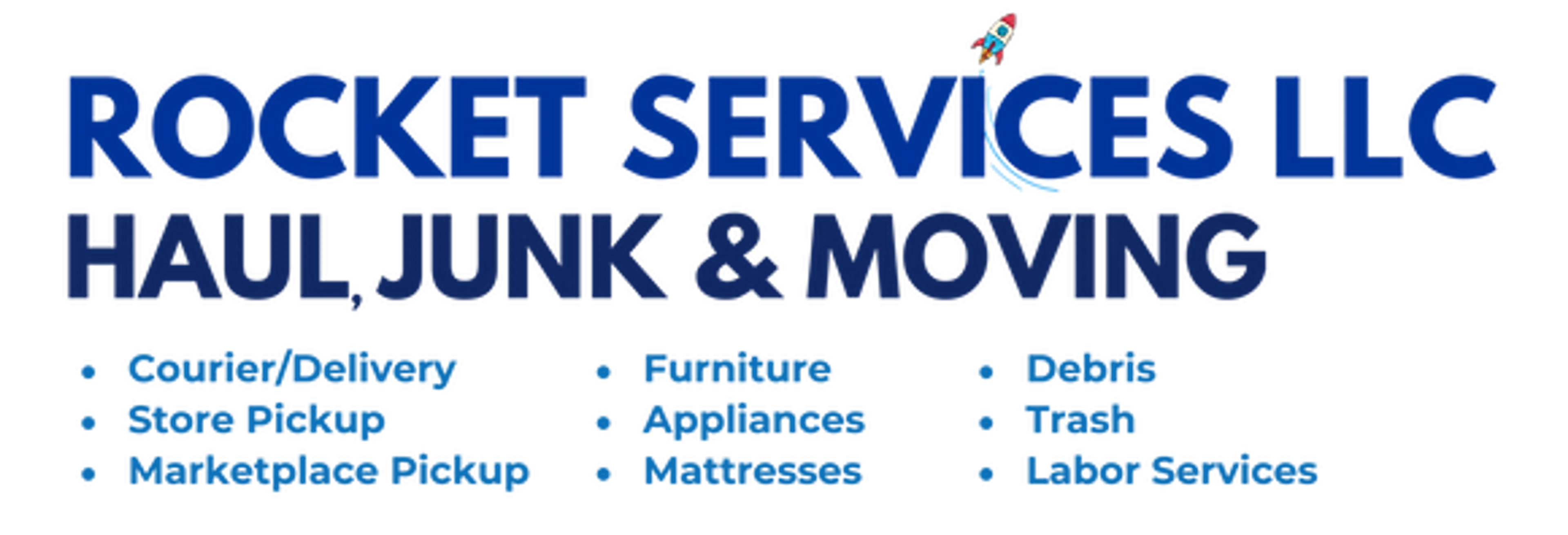 Rocket Services LLC - Haul, Junk & Moving logo