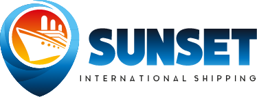 Sunset International Shipping Logo