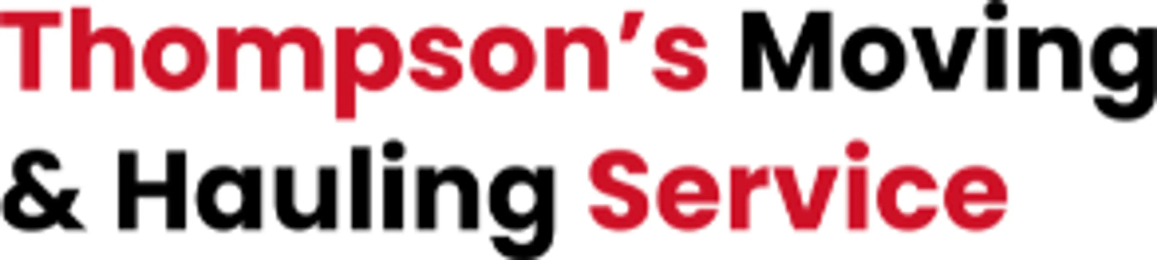 Thompson’s Moving & Hauling Service logo