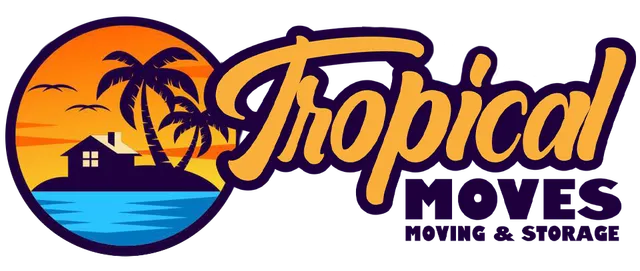 Tropical Moves Moving Company Logo