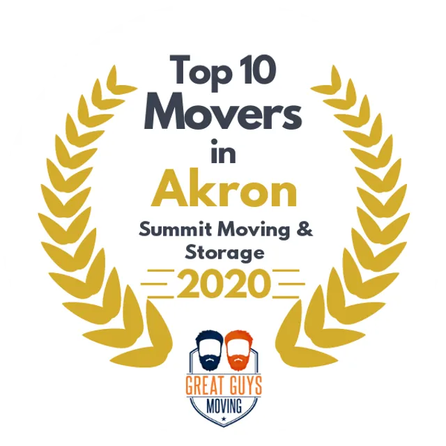 Top 10 Movers in Cleveland, OH 2020 award