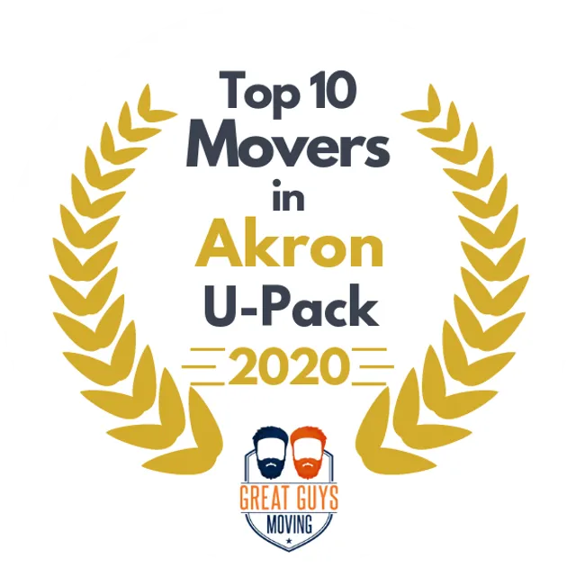 Top 10 Movers in Akron, OH 2020 award