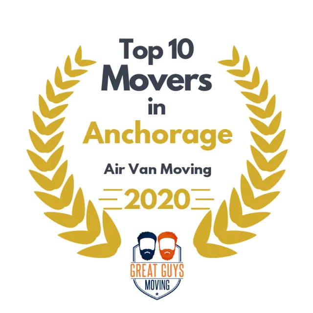 Top 10 Movers in Anchorage, AK 2020 award