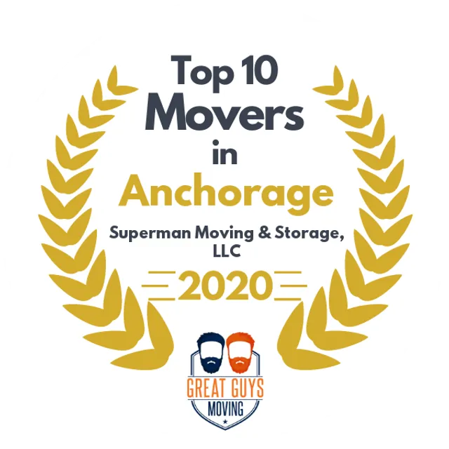 Top 10 Movers in Anchorage, AK 2020 award