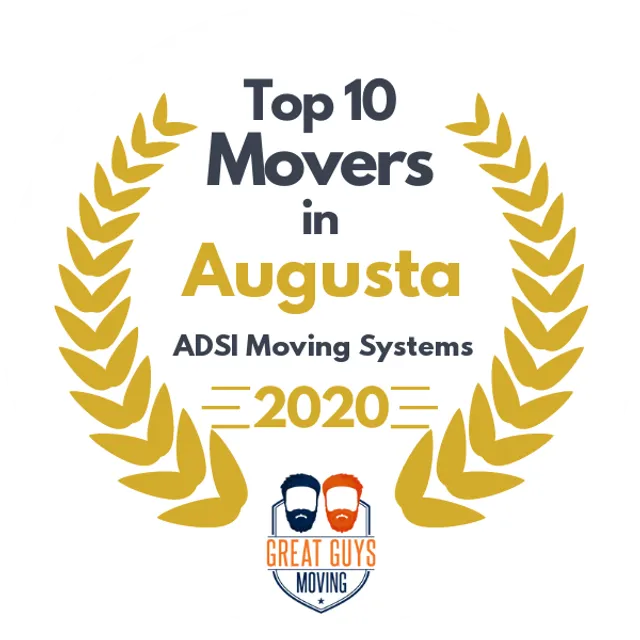 Top 10 Movers in Augusta, GA 2020 award