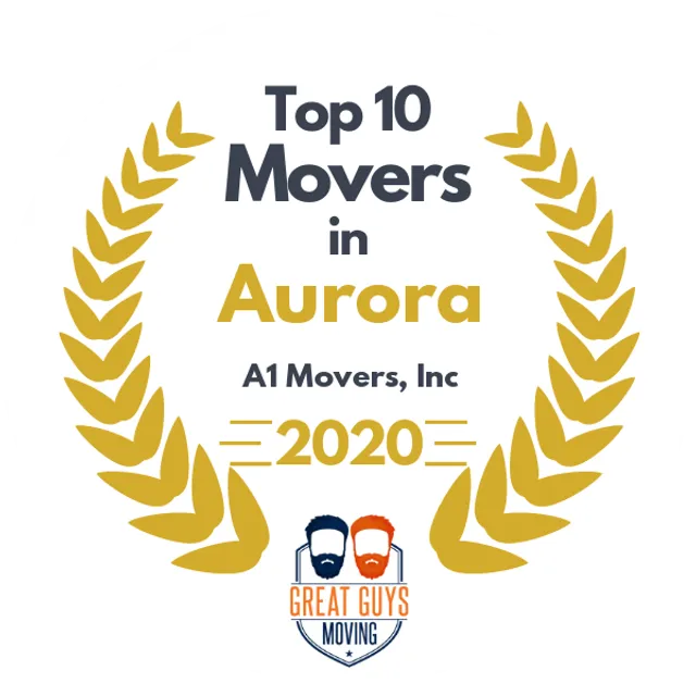 Top 10 Movers in Chicago, IL 2020 award