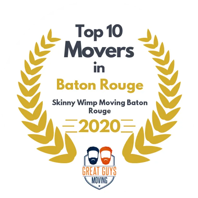 Top 10 Movers in Baton Rouge, LA 2020 award