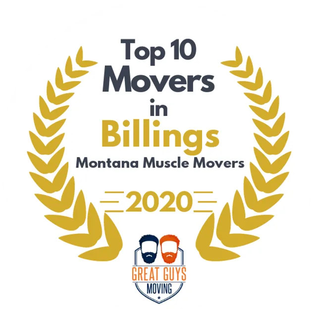 Top 10 Movers in Billings, MT 2020 award